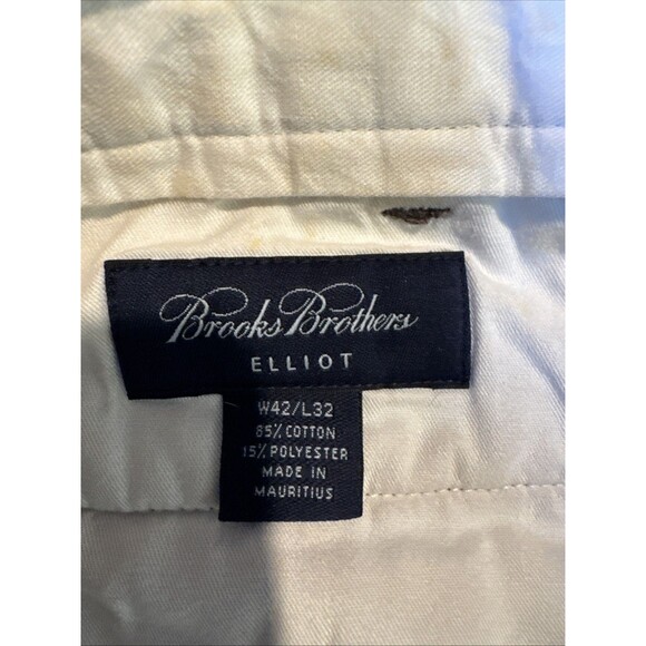 Brooks Brothers Elliot Mens Corduroy Pants 42 x 32 Pleated Relaxed Fit Brown - Picture 4 of 9